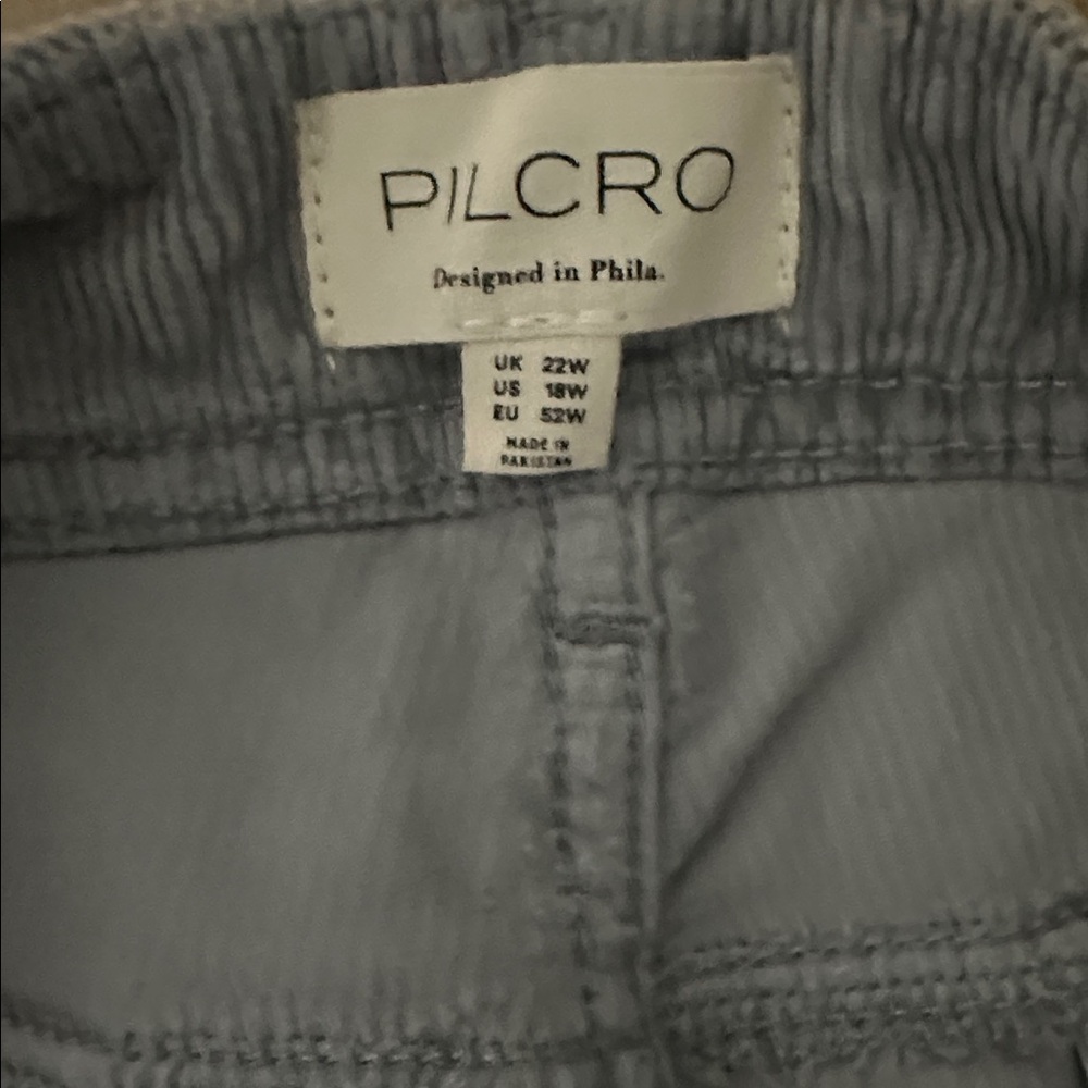Plus size Adi Mid-Rise Frayed Relaxed Flare Jeans by Pilcro: Corduroy Edition - Picture 6 of 7